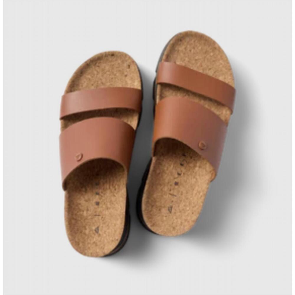 NEW REEF women's vista luxe siaa sandals in cocoa/black - Picture 3 of 4